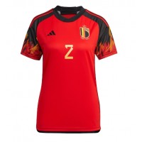 Fotballdrakt Dame Belgia Toby Alderweireld #2 Hjemmedrakt VM 2022 Kortermet